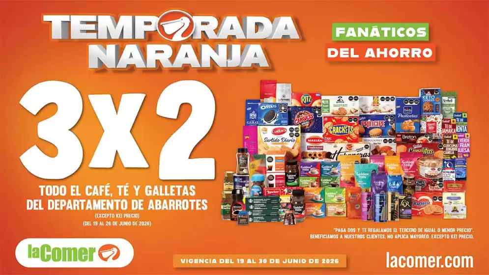 Catálogo La Comer | Temporada Naranja | 2026-06-19T00:00:00.000Z - 2026-06-30T00:00:00.000Z