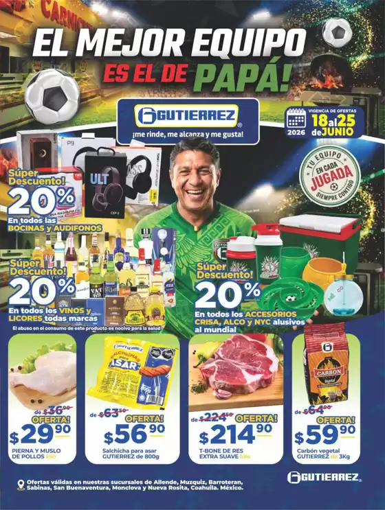 Catálogo Super Gutierrez | Ofertas para cazadores de gangas | 2026-06-18T00:00:00.000Z - 2026-06-25T00:00:00.000Z