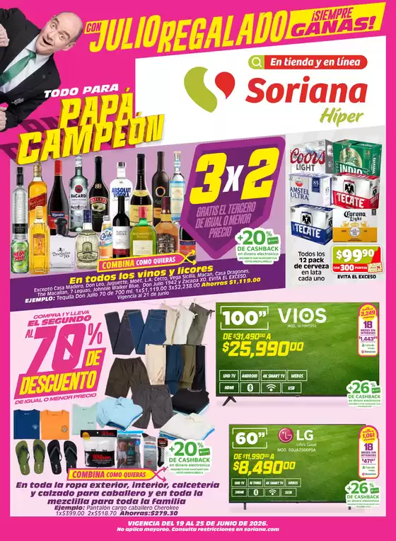 Catálogo Soriana Híper | Nuevas ofertas para descubrir | 2026-06-19T00:00:00.000Z - 2026-06-25T00:00:00.000Z