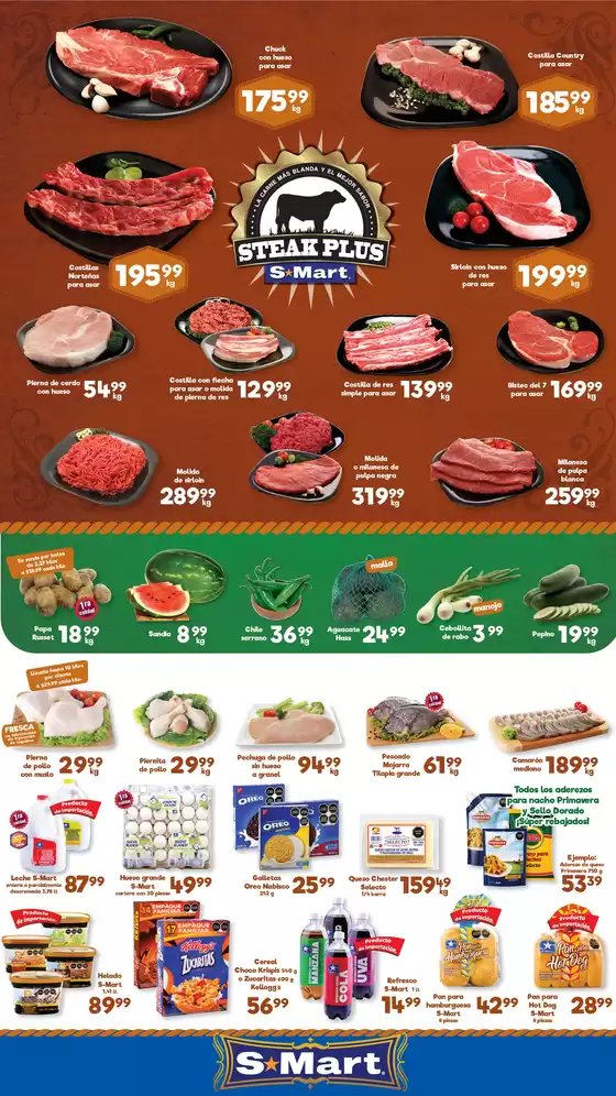 Catálogo S-Mart en Ixtapaluca | Ofertas S-Mart monterrey | 2026-06-19T00:00:00.000Z - 2026-06-22T00:00:00.000Z