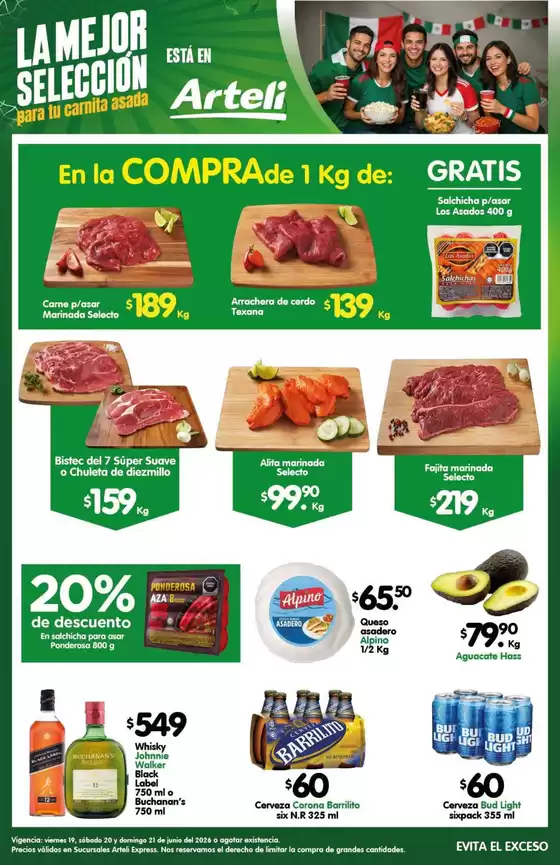 Catálogo Arteli en Ixtapaluca | Ofertas principales para ahorradores | 2026-06-19T00:00:00.000Z - 2026-06-21T00:00:00.000Z