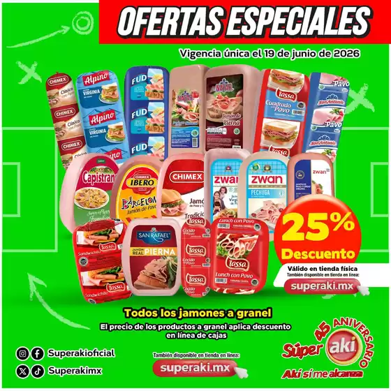 Catálogo Aki Gran Mayoreo | Ofertas especiales atractivas para todos | 2026-06-19T00:00:00.000Z - 2026-06-19T00:00:00.000Z