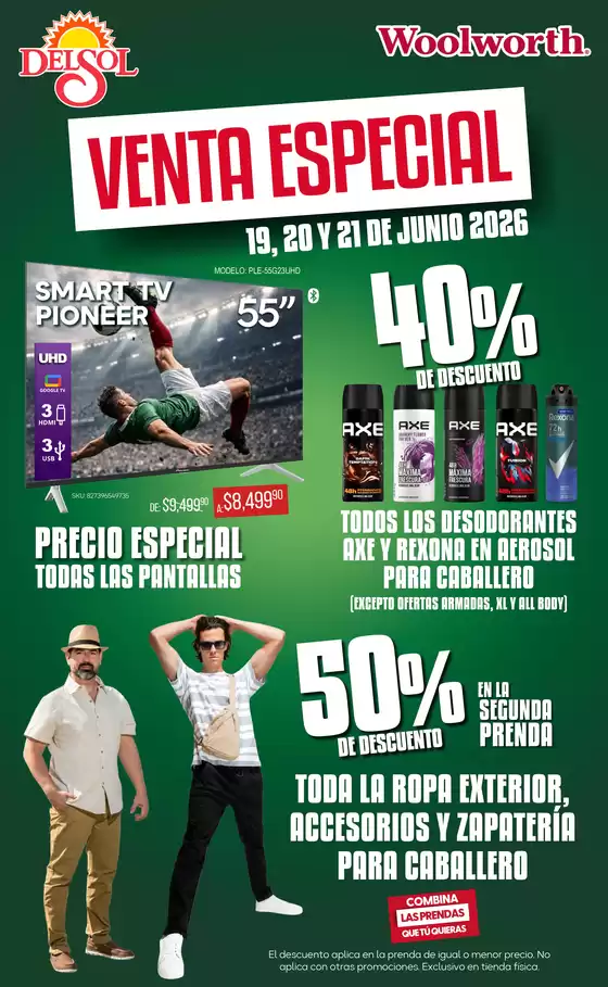 Catálogo Woolworth | Venta Especial para Papá - Venta Especial Padres 2 | 2026-06-19T00:00:00.000Z - 2026-06-21T00:00:00.000Z