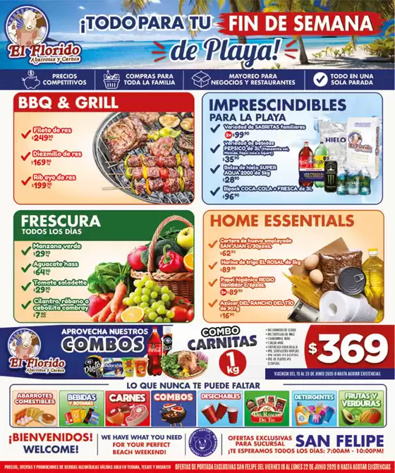 Catálogo El Florido | VOLANTE SAN FELIPE WEB 13 | 2026-06-22T00:00:00.000Z - 2026-06-25T00:00:00.000Z