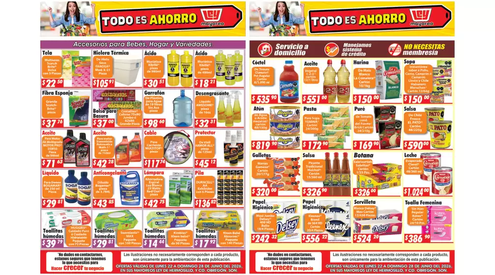 Catálogo Casa Ley | Ofertas especiales atractivas para todos | 2026-06-22T00:00:00.000Z - 2026-06-28T00:00:00.000Z