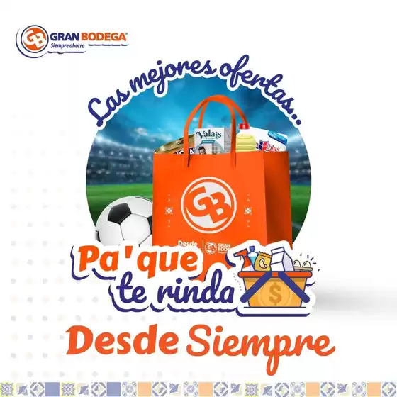 Catálogo La gran bodega | Grandes descuentos en productos seleccionados | 2026-06-22T00:00:00.000Z - 2026-06-22T00:00:00.000Z