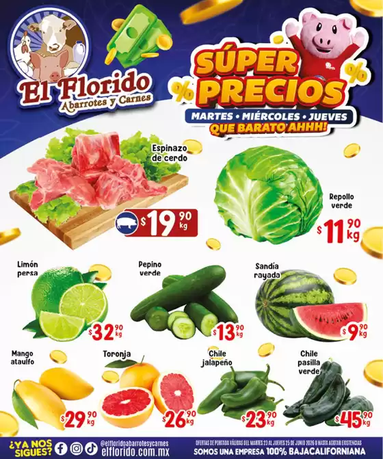 Catálogo El Florido | SUPER PRECIOS SAN FELIPE WEB 9 | 2026-06-23T00:00:00.000Z - 2026-06-25T00:00:00.000Z