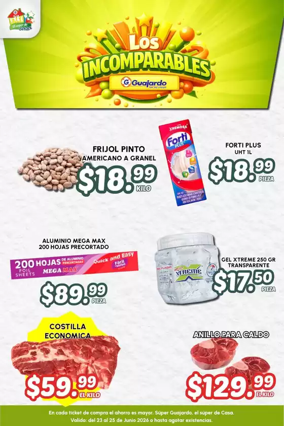 Catálogo Guajardo en Cuauhtémoc (CDMX) | Ofertas Guajardo | 2026-06-23T00:00:00.000Z - 2026-06-25T00:00:00.000Z