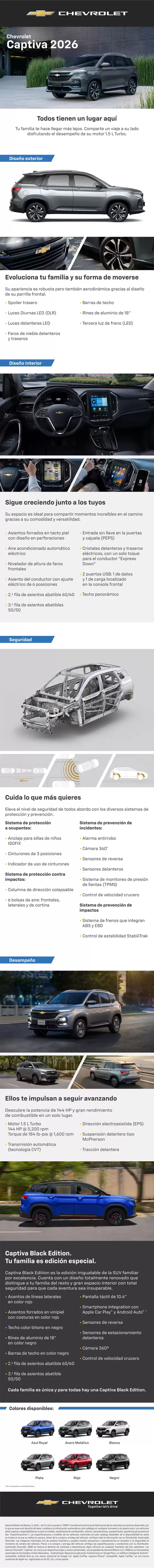 Catálogo Chevrolet en Malinalco | Catalogo captiva 2026 v2 | 2026-06-23T00:00:00.000Z - 2026-07-07T00:00:00.000Z