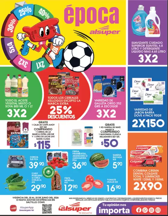 Catálogo Alsuper | Alsuper Sal | 2026-06-23T00:00:00.000Z - 2026-06-25T00:00:00.000Z
