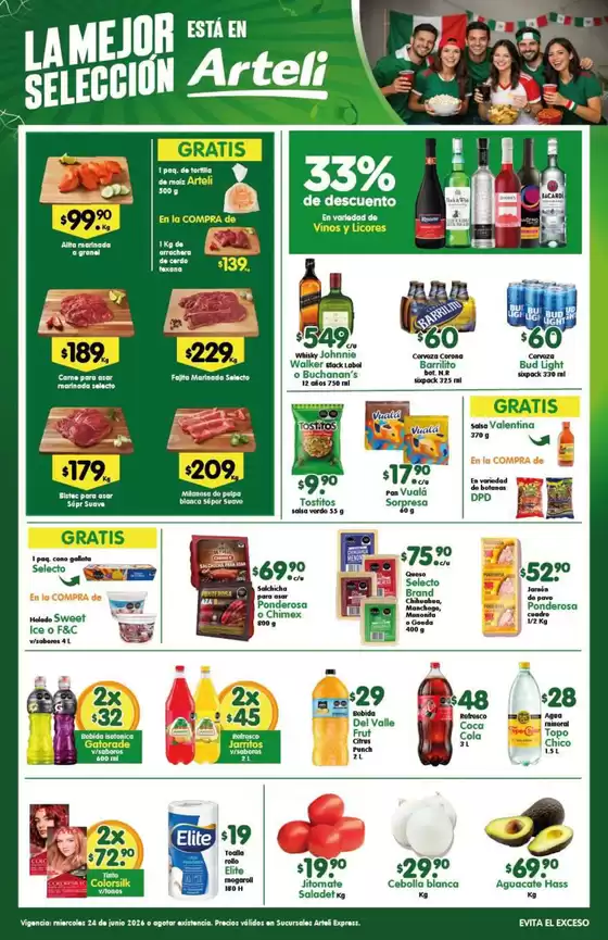 Catálogo Arteli | Ofertas principales para ahorradores | 2026-06-24T00:00:00.000Z - 2026-06-24T00:00:00.000Z