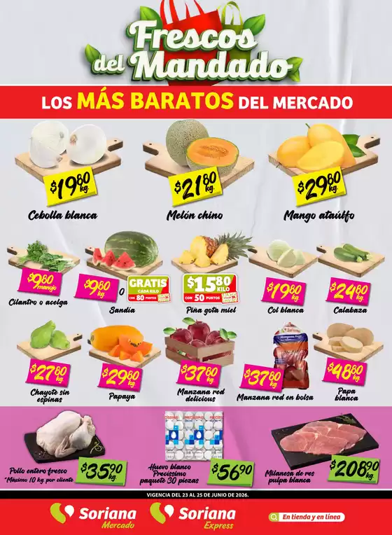 Catálogo Soriana Express | Ofertas especiales para ti | 2026-06-23T00:00:00.000Z - 2026-06-25T00:00:00.000Z