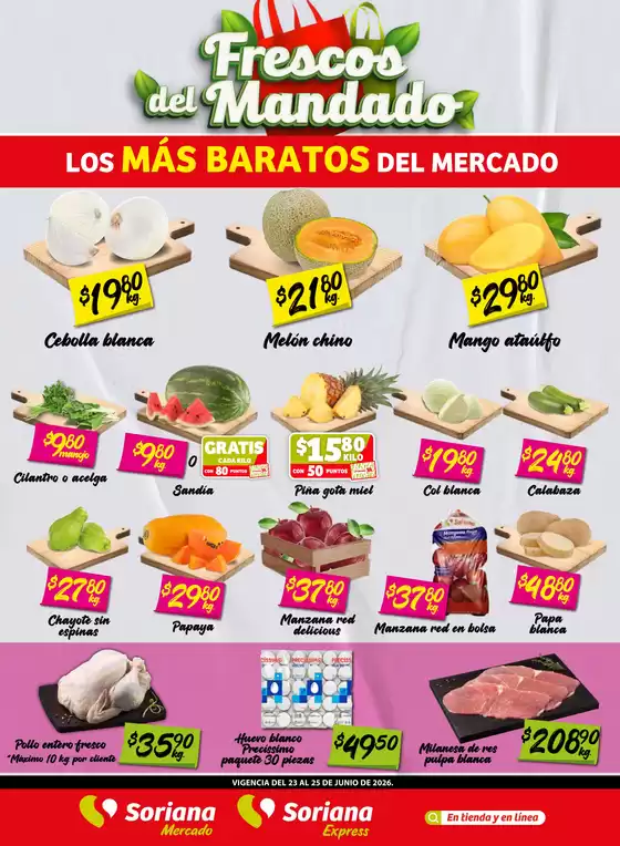 Catálogo Soriana Express | Ofertas y gangas exclusivas | 2026-06-23T00:00:00.000Z - 2026-06-25T00:00:00.000Z