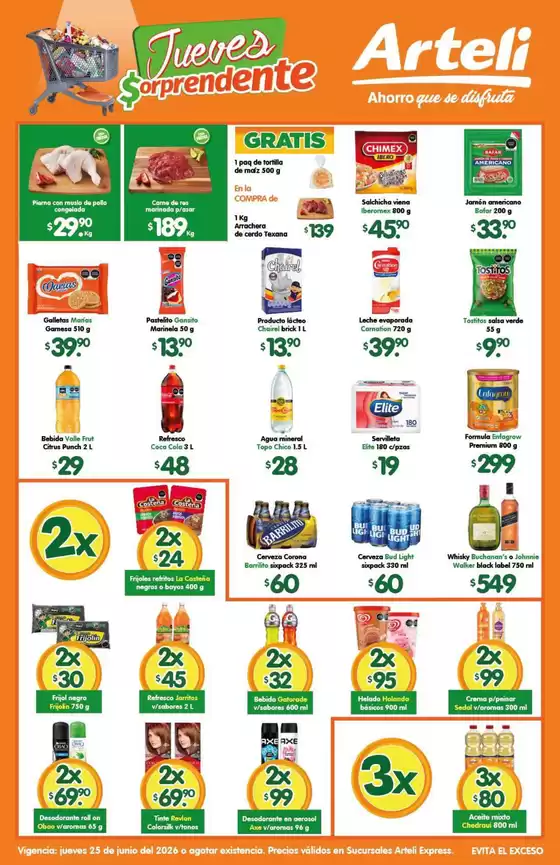 Catálogo Arteli express | Ofertas Arteli express | 2026-06-25T00:00:00.000Z - 2026-06-25T00:00:00.000Z