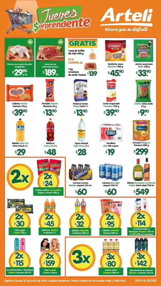Catálogo Arteli | Ofertas principales para ahorradores | 2026-06-25T00:00:00.000Z - 2026-06-25T00:00:00.000Z