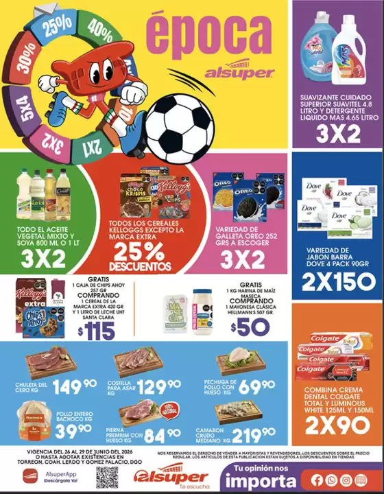 Catálogo Alsuper | Alsuper Lag | 2026-06-26T00:00:00.000Z - 2026-06-29T00:00:00.000Z