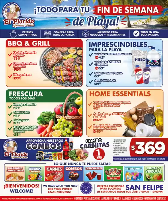 Catálogo El Florido | VOLANTE SAN FELIPE WEB 14 | 2026-06-29T00:00:00.000Z - 2026-07-02T00:00:00.000Z