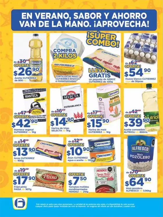 Catálogo Super Gutierrez | Ofertas principales para todos los clientes | 2026-06-29T00:00:00.000Z - 2026-07-02T00:00:00.000Z