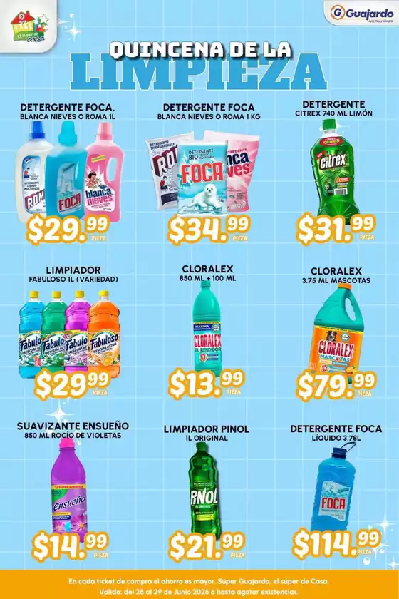 Catálogo Guajardo | Ofertas principales para todos los cazadores de gangas | 2026-06-26T00:00:00.000Z - 2026-06-29T00:00:00.000Z