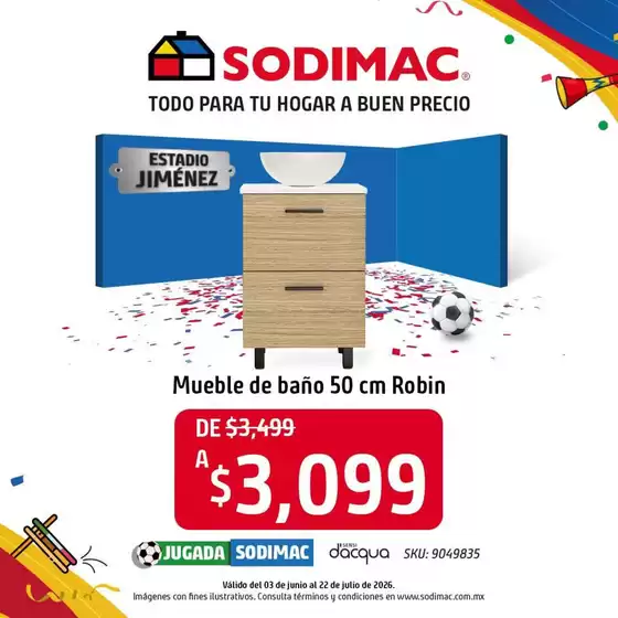 Catálogo Sodimac Constructor en Zapopan | Ofertas y promociones actuales | 2026-06-03T00:00:00.000Z - 2026-07-22T00:00:00.000Z
