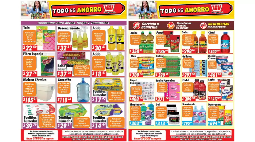 Catálogo Casa Ley | Gangas y ofertas actuales | 2026-06-29T00:00:00.000Z - 2026-07-05T00:00:00.000Z