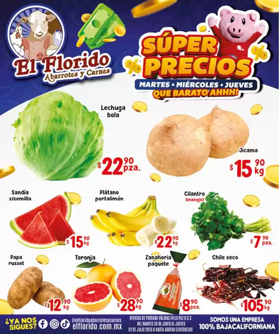Catálogo El Florido | SUPER PRECIOS LA PAZ WEB 18 | 2026-06-30T00:00:00.000Z - 2026-07-02T00:00:00.000Z