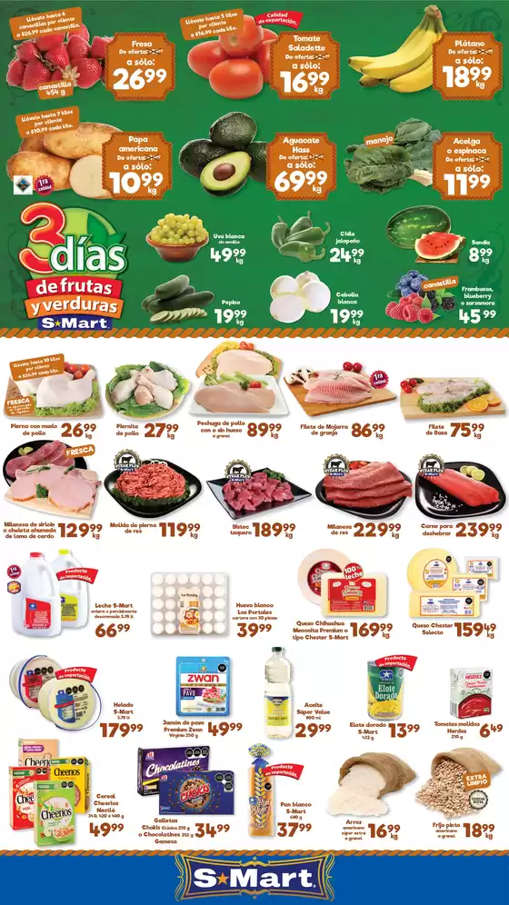 Catálogo S-Mart en San Jorge Pueblo Nuevo | Ofertas S-Mart juarez | 2026-06-30T00:00:00.000Z - 2026-07-02T00:00:00.000Z
