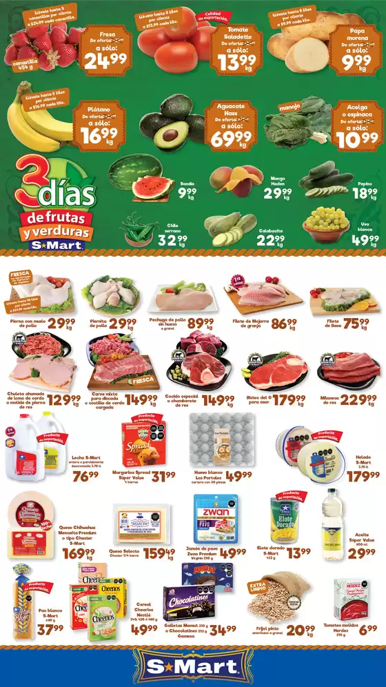 Catálogo S-Mart en San Jorge Pueblo Nuevo | Ofertas S-Mart matamoros | 2026-06-30T00:00:00.000Z - 2026-07-02T00:00:00.000Z