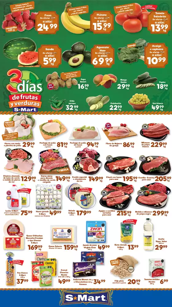 Catálogo S-Mart en San Jorge Pueblo Nuevo | Ofertas S-Mart monterrey | 2026-06-30T00:00:00.000Z - 2026-07-02T00:00:00.000Z
