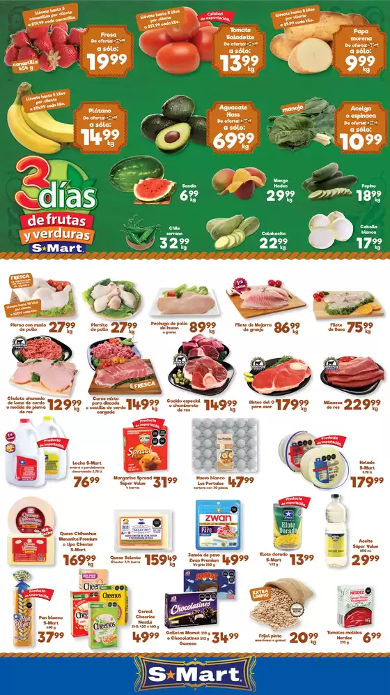 Catálogo S-Mart en San Jorge Pueblo Nuevo | Ofertas S-Mart laredo | 2026-06-30T00:00:00.000Z - 2026-07-02T00:00:00.000Z