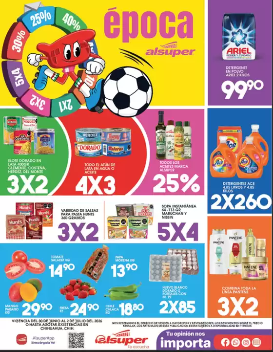 Catálogo Alsuper | Alsuper Chihuahuacapital | 2026-06-30T00:00:00.000Z - 2026-07-02T00:00:00.000Z
