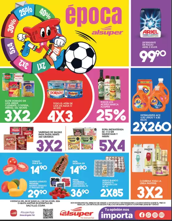 Catálogo Alsuper | Alsuper Sal | 2026-06-30T00:00:00.000Z - 2026-07-02T00:00:00.000Z