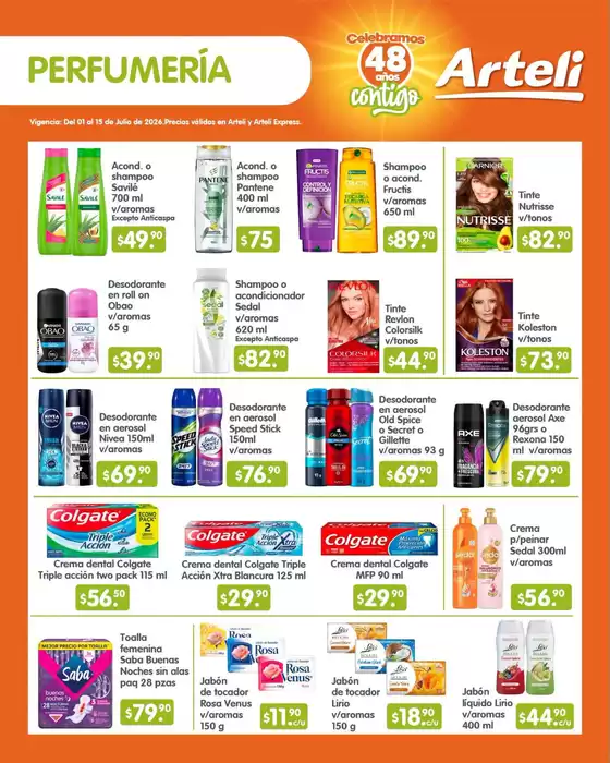 Catálogo Arteli express | Ofertas exclusivas para nuestros clientes | 2026-07-01T00:00:00.000Z - 2026-07-15T00:00:00.000Z