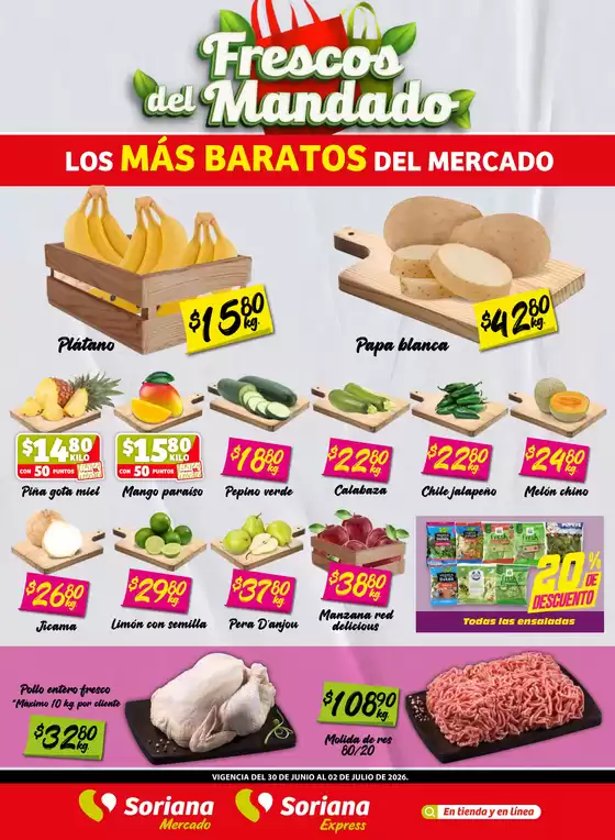 Catálogo Soriana Express | Descubre ofertas atractivas | 2026-06-30T00:00:00.000Z - 2026-07-02T00:00:00.000Z