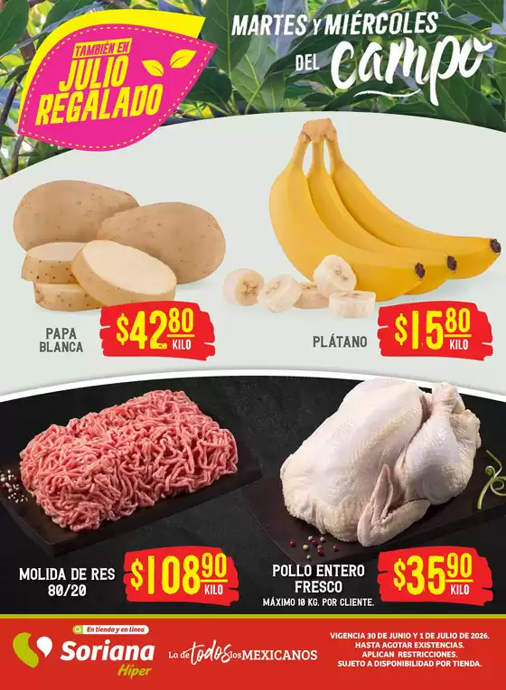 Catálogo Soriana Híper | Descuentos y promociones | 2026-06-30T00:00:00.000Z - 2026-07-01T00:00:00.000Z