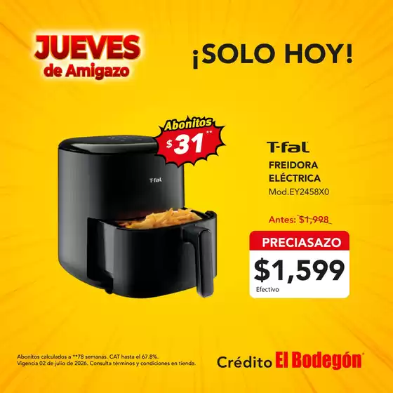 Catálogo El Bodegón | Descuentos y promociones | 2026-07-02T00:00:00.000Z - 2026-07-02T00:00:00.000Z