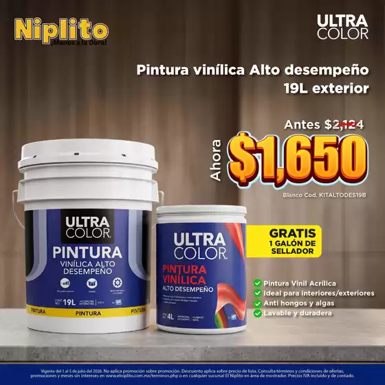 Catálogo Niplito en Corral de Barrancos | Descubre ofertas atractivas | 2026-07-01T00:00:00.000Z - 2026-07-05T00:00:00.000Z
