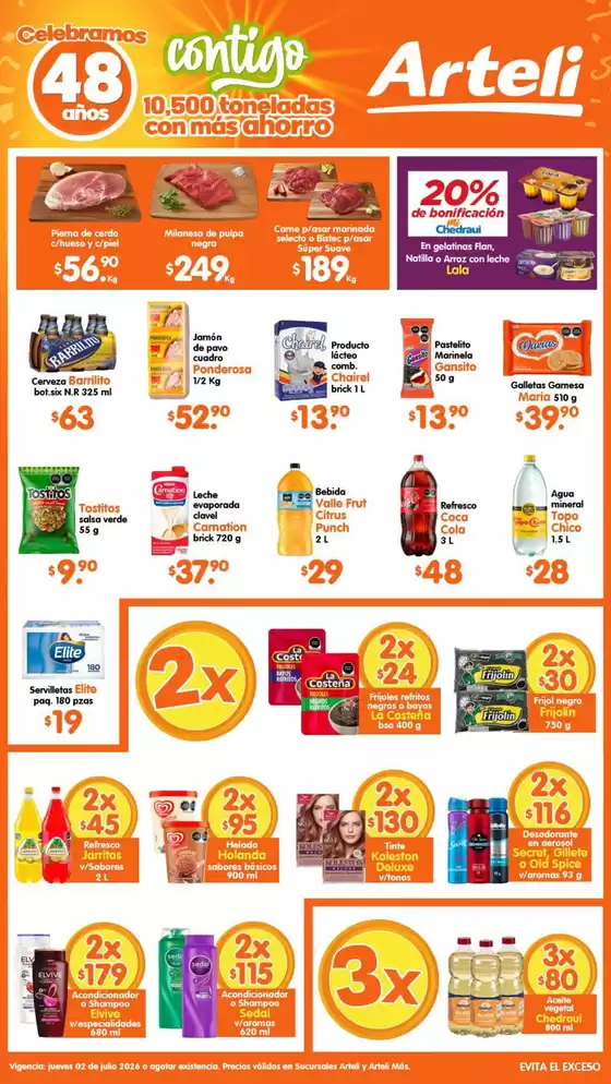 Catálogo Arteli express en Jesús Gómez Portugal (Margaritas) | Ofertas Arteli express | 2026-07-02T00:00:00.000Z - 2026-07-02T00:00:00.000Z
