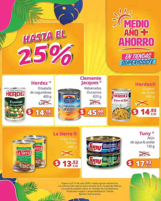 Catálogo SuperISSSTE en Jesús Gómez Portugal (Margaritas) | Nuestras mejores ofertas para ti | 2026-07-02T00:00:00.000Z - 2026-07-15T00:00:00.000Z