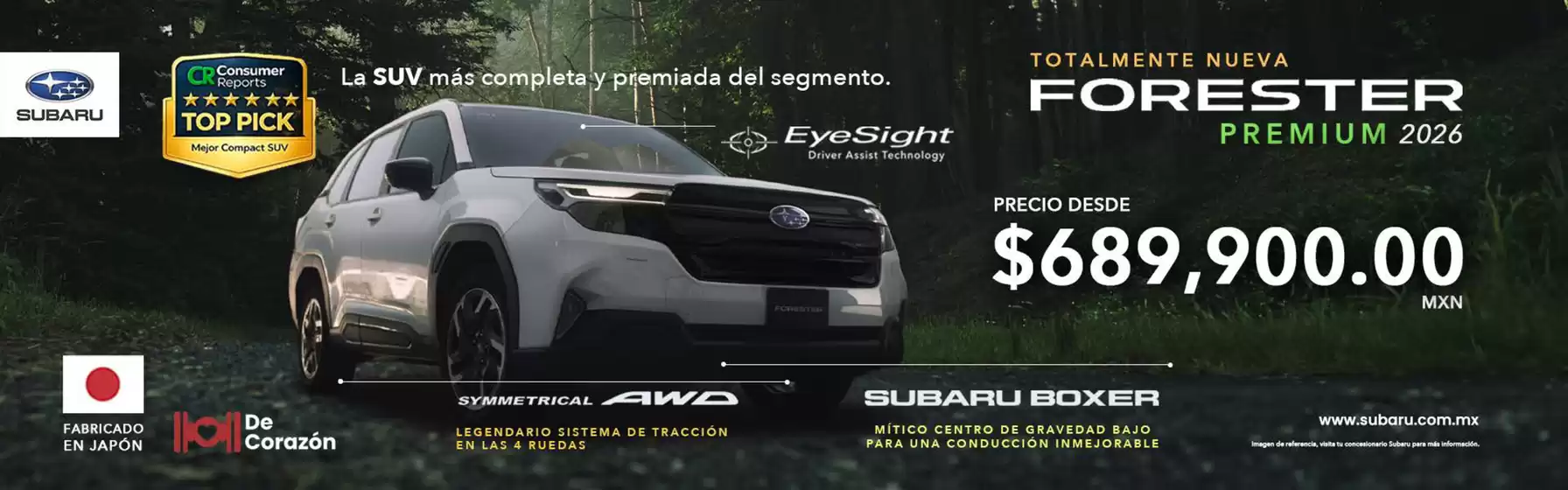 Catálogo Subaru | Promos | 2026-07-03T00:00:00.000Z - 2026-07-31T00:00:00.000Z