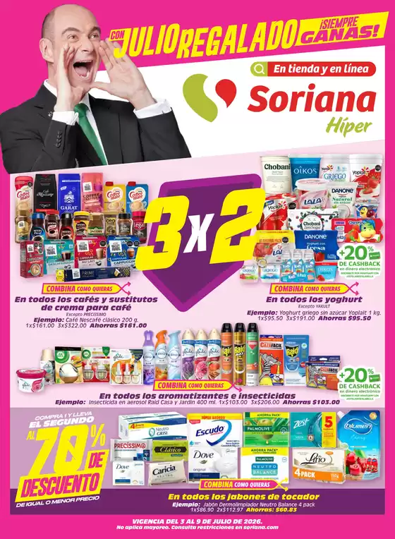 Catálogo Soriana Híper | Nuestras mejores gangas | 2026-07-03T00:00:00.000Z - 2026-07-09T00:00:00.000Z