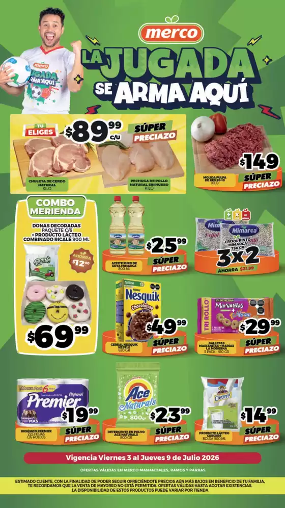 Catálogo Merco | Folleto semanal del 3 al 9 Julio SALT | 2026-07-03T00:00:00.000Z - 2026-07-09T00:00:00.000Z