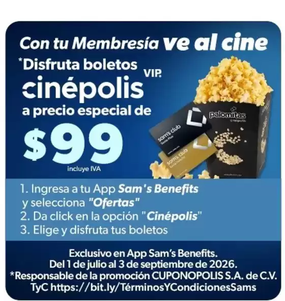 Catálogo Sam's Club en Temoac | Ofertas Sams Club | 2026-07-06T00:00:00.000Z - 2026-09-03T00:00:00.000Z