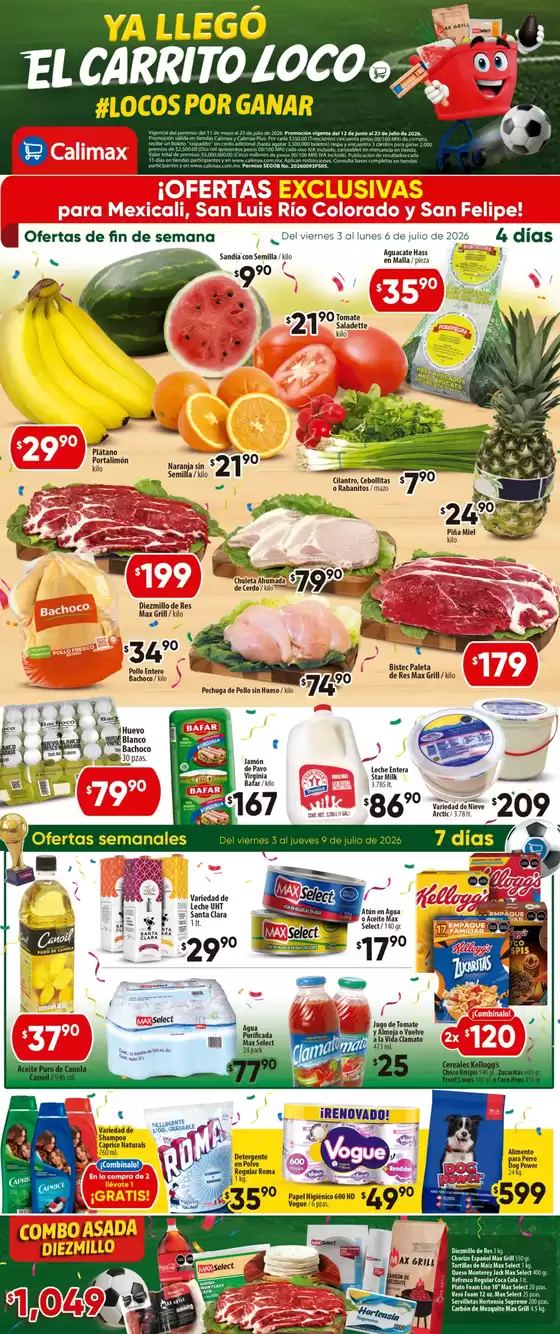 Catálogo Calimax | Ofertas especiales para ti | 2026-07-03T00:00:00.000Z - 2026-07-09T00:00:00.000Z