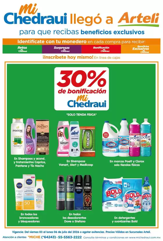 Catálogo Arteli | Ofertas Arteli | 2026-07-03T00:00:00.000Z - 2026-07-06T00:00:00.000Z