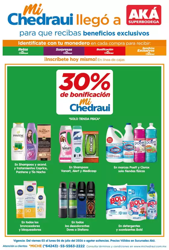 Catálogo AKÁ Superbodega | Excelente oferta para todos los clientes | 2026-07-03T00:00:00.000Z - 2026-07-06T00:00:00.000Z