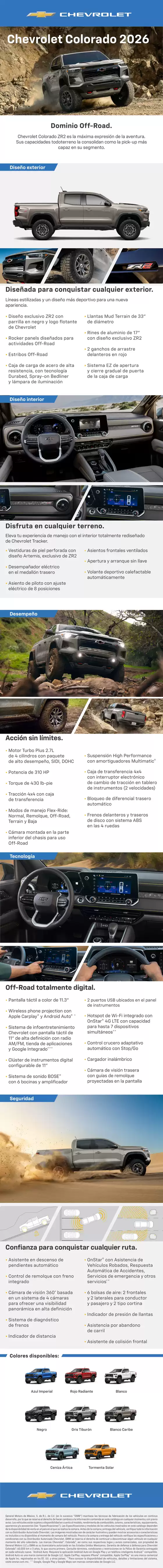 Catálogo Chevrolet | 2026 colorado catalogo v2 | 2026-07-06T00:00:00.000Z - 2026-07-20T00:00:00.000Z