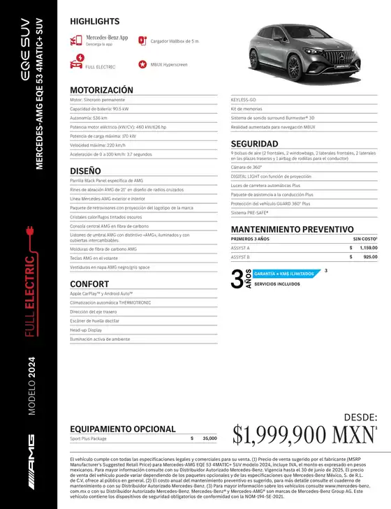 Catálogo Mercedes-Benz en Ayapango de Gabriel Ramos M. | FT Mercedes AMG EQE 53 4MATIC SUV | 2026-07-06T00:00:00.000Z - 2026-07-20T00:00:00.000Z