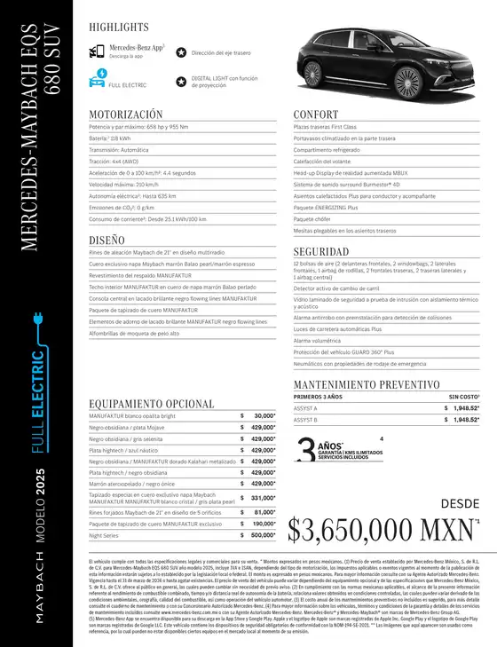 Catálogo Mercedes-Benz en Ayapango de Gabriel Ramos M. | Mercedes Maybach EQS 680 SUV | 2026-07-06T00:00:00.000Z - 2026-07-20T00:00:00.000Z