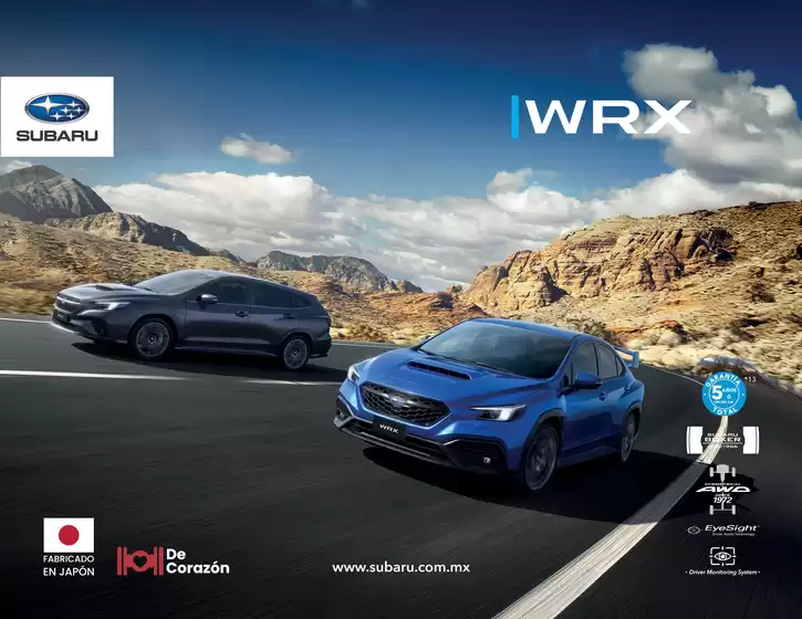 Catálogo Subaru | Wrx 27 | 2026-07-06T00:00:00.000Z - 2027-12-31T00:00:00.000Z